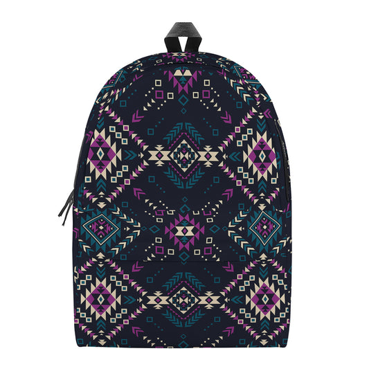 Geometric Ethnic Navajo Pattern Print Backpack