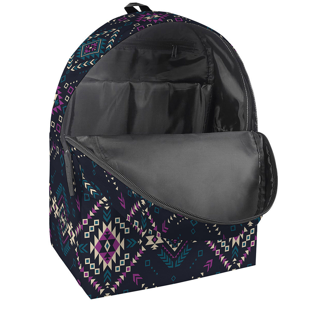 Geometric Ethnic Navajo Pattern Print Backpack