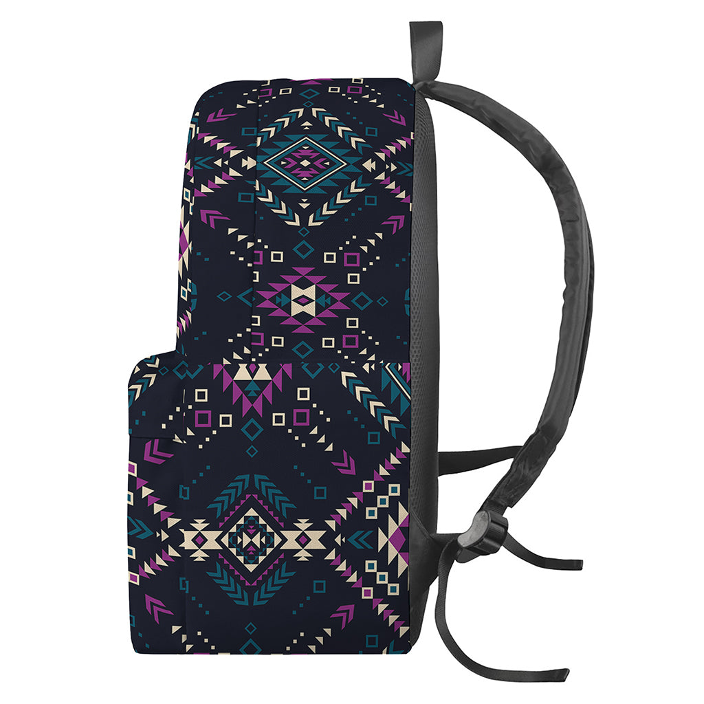 Geometric Ethnic Navajo Pattern Print Backpack