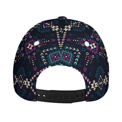 Geometric Ethnic Navajo Pattern Print Baseball Cap