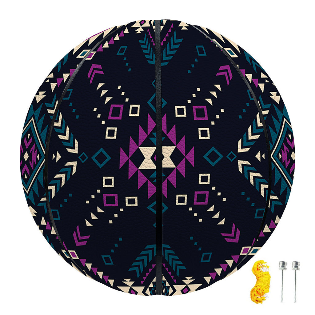 Geometric Ethnic Navajo Pattern Print Basketball