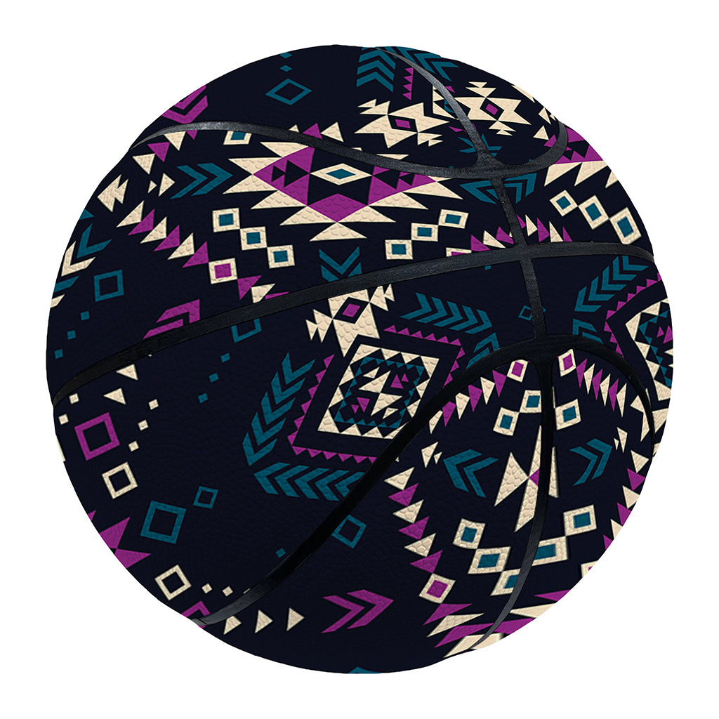 Geometric Ethnic Navajo Pattern Print Basketball