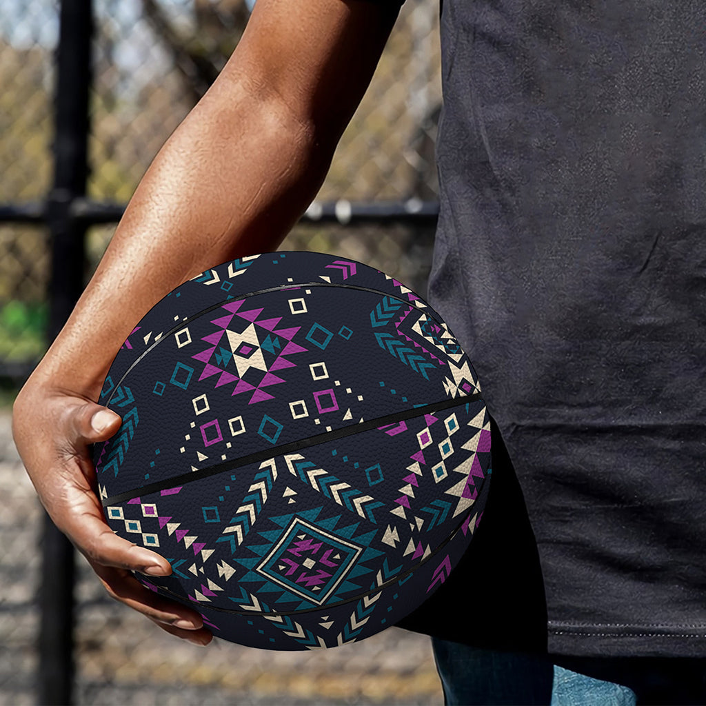 Geometric Ethnic Navajo Pattern Print Basketball