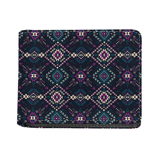Geometric Ethnic Navajo Pattern Print Bifold Wallet