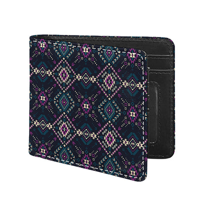 Geometric Ethnic Navajo Pattern Print Bifold Wallet