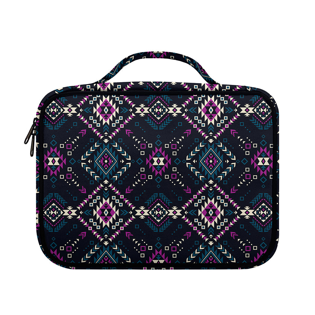 Geometric Ethnic Navajo Pattern Print Briefcase Bible Bag