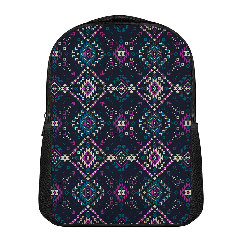 Geometric Ethnic Navajo Pattern Print Casual Backpack