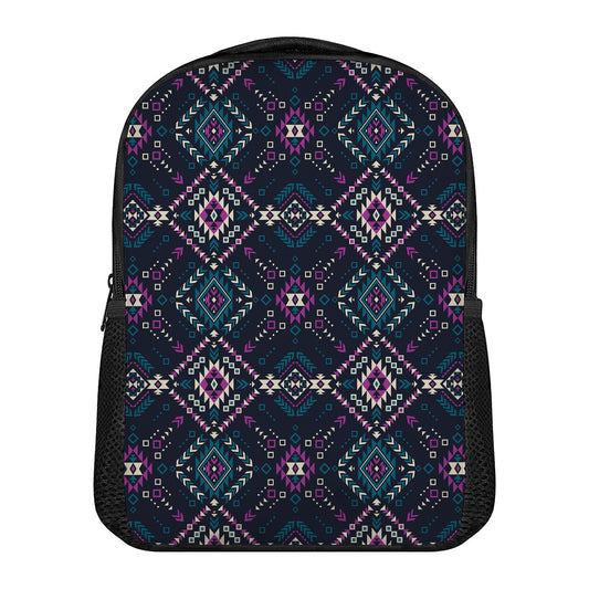Geometric Ethnic Navajo Pattern Print Casual Backpack