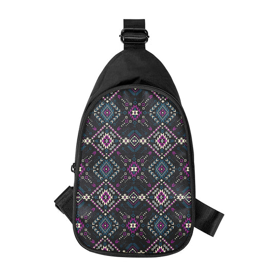 Geometric Ethnic Navajo Pattern Print Chest Bag