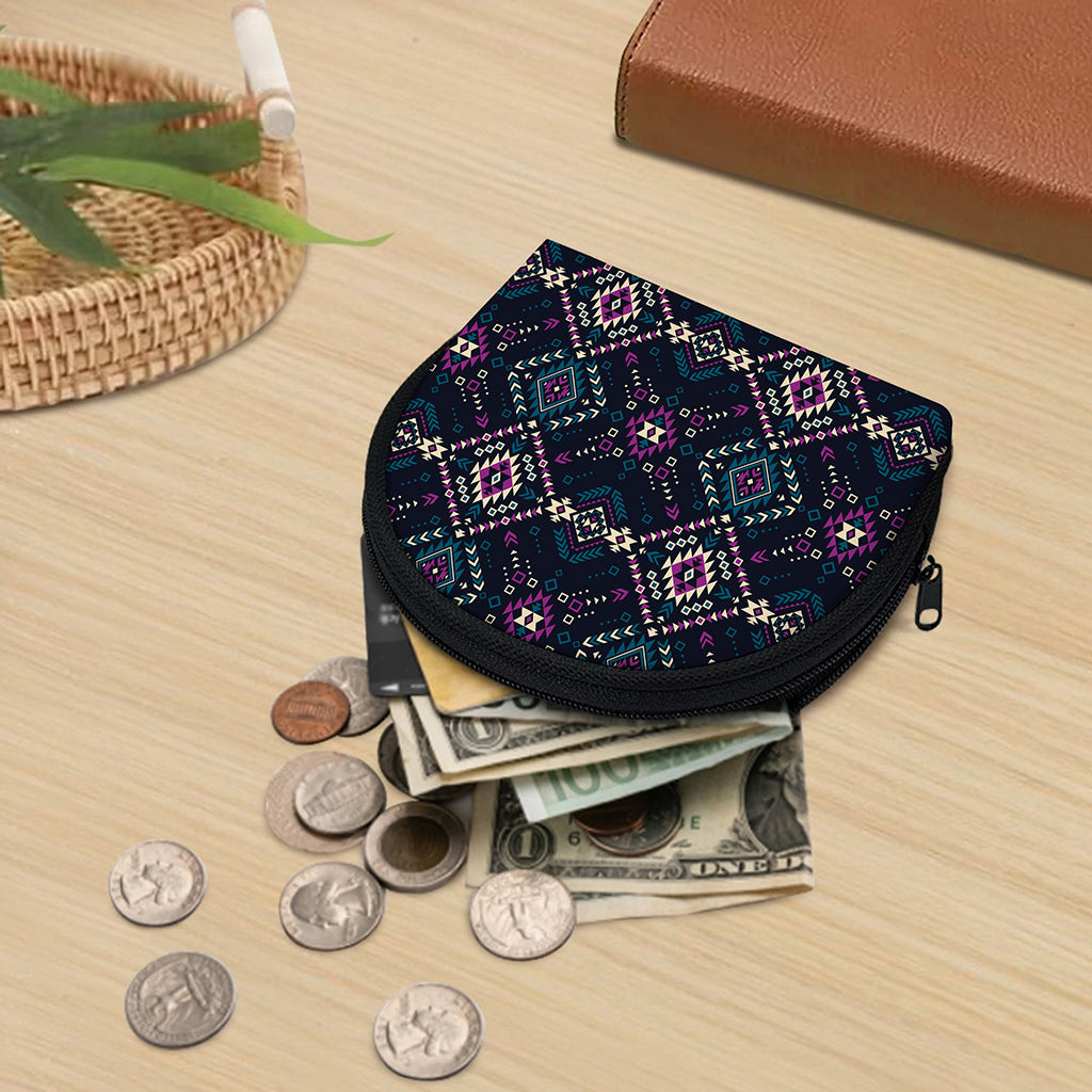 Geometric Ethnic Navajo Pattern Print Coin Purse