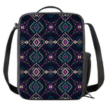 Geometric Ethnic Navajo Pattern Print Crossbody Lunch Bag
