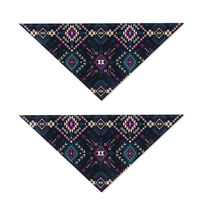 Geometric Ethnic Navajo Pattern Print Dog Bandana