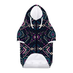 Geometric Ethnic Navajo Pattern Print Dog Zip Up Hoodie