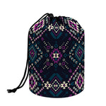 Geometric Ethnic Navajo Pattern Print Drawstring Makeup Bag