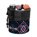 Geometric Ethnic Navajo Pattern Print Drawstring Makeup Bag
