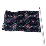 Geometric Ethnic Navajo Pattern Print Flag