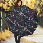 Geometric Ethnic Navajo Pattern Print Foldable Umbrella