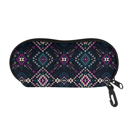 Geometric Ethnic Navajo Pattern Print Glasses Case