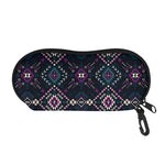 Geometric Ethnic Navajo Pattern Print Glasses Case