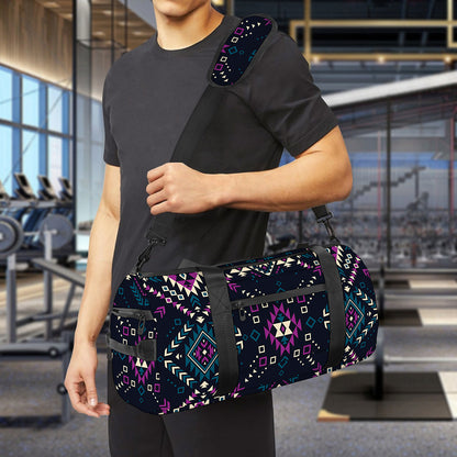 Geometric Ethnic Navajo Pattern Print Gym Bag