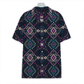 Geometric Ethnic Navajo Pattern Print Hawaiian Shirt