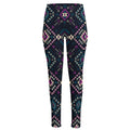 Geometric Ethnic Navajo Pattern Print High-Waisted Pocket Leggings