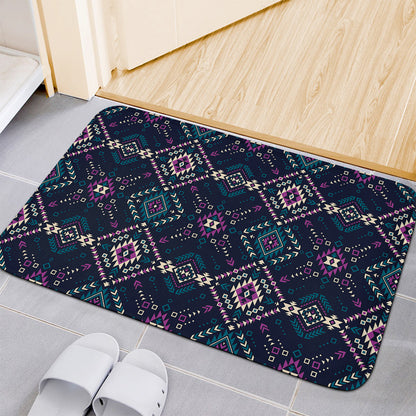 Geometric Ethnic Navajo Pattern Print Indoor Door Mat