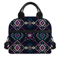 Geometric Ethnic Navajo Pattern Print Insulated Lunch Bag