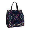 Geometric Ethnic Navajo Pattern Print Insulated Lunch Tote