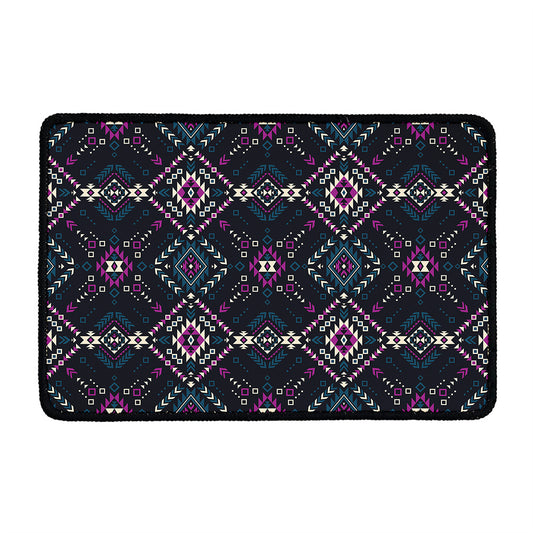 Geometric Ethnic Navajo Pattern Print Kitchen Mat