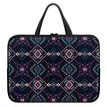 Geometric Ethnic Navajo Pattern Print Laptop Sleeve With Handle