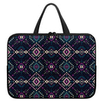 Geometric Ethnic Navajo Pattern Print Laptop Sleeve With Handle