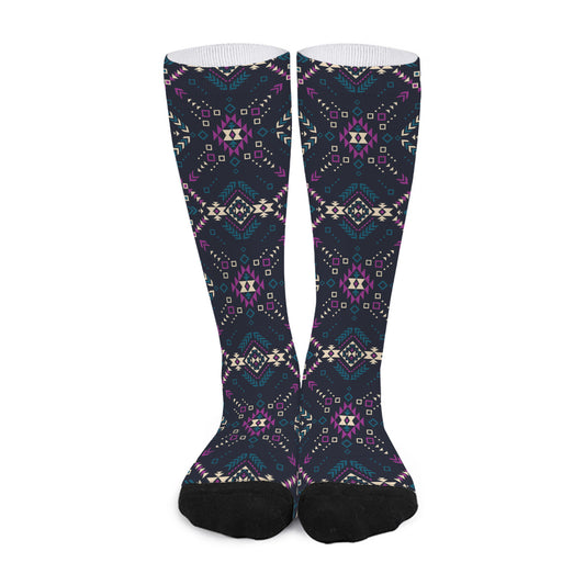 Geometric Ethnic Navajo Pattern Print Long Socks