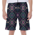 Geometric Ethnic Navajo Pattern Print Men's Beach Shorts