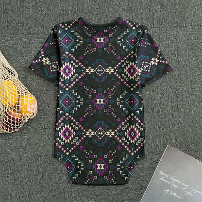 Geometric Ethnic Navajo Pattern Print Men's Bodysuit