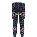 Geometric Ethnic Navajo Pattern Print Men's Leggings