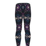 Geometric Ethnic Navajo Pattern Print Men's leggings