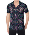 Geometric Ethnic Navajo Pattern Print Men's Shirt