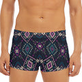 Geometric Ethnic Navajo Pattern Print Men's Short Boxer Briefs