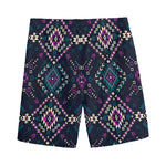 Geometric Ethnic Navajo Pattern Print Men's Sports Shorts