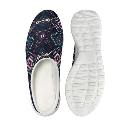 Geometric Ethnic Navajo Pattern Print Mesh Casual Shoes