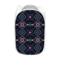 Geometric Ethnic Navajo Pattern Print Mesh Laundry Hamper
