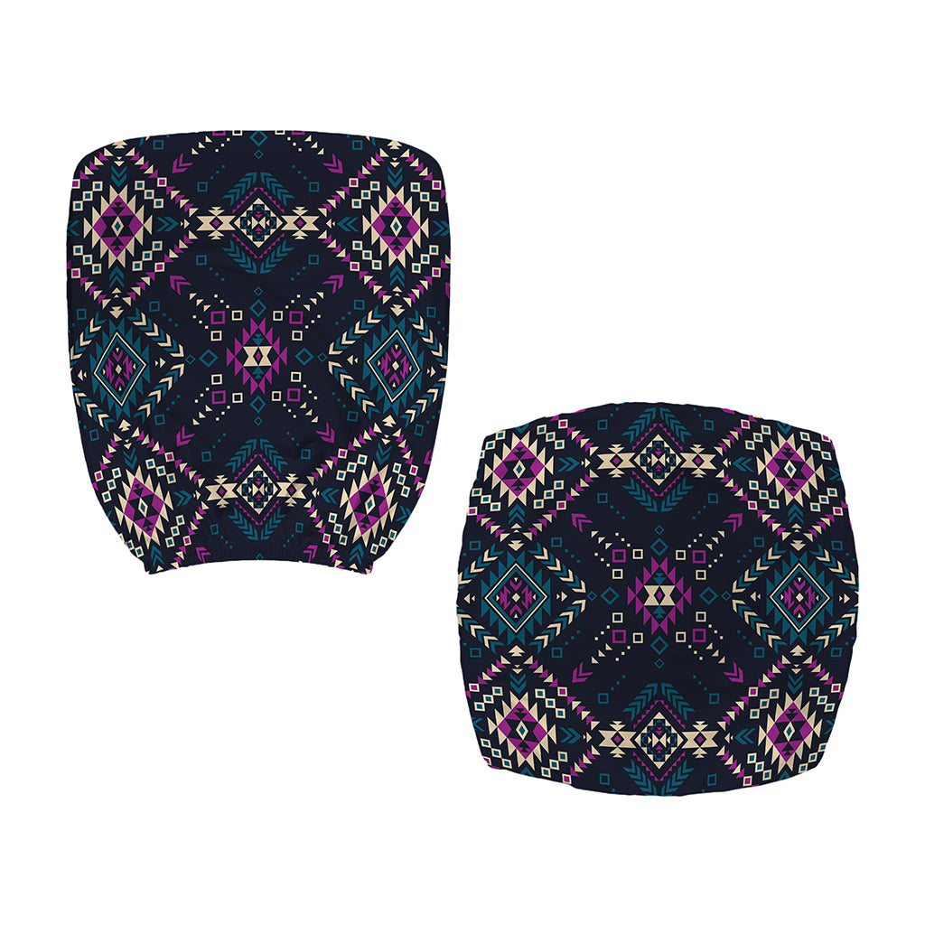 Geometric Ethnic Navajo Pattern Print Office Chair Cover