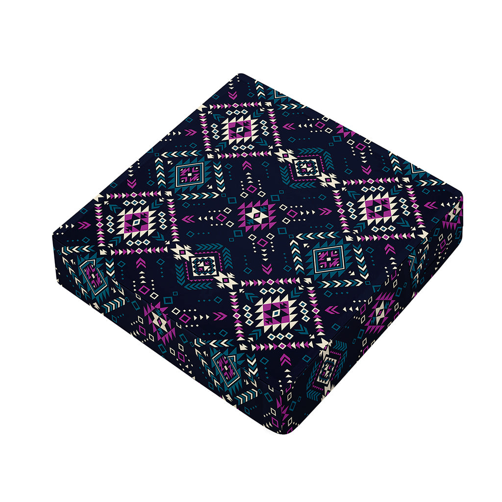 Geometric Ethnic Navajo Pattern Print Outdoor Seat Cushion Cover