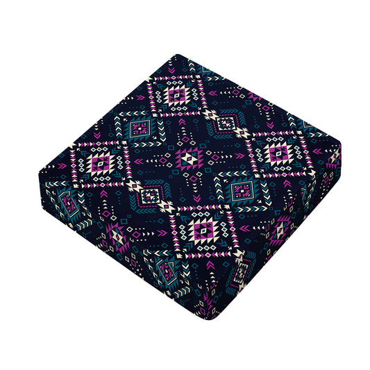 Geometric Ethnic Navajo Pattern Print Outdoor Seat Cushion Cover