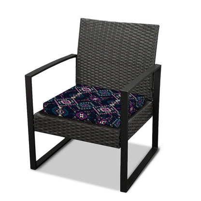 Geometric Ethnic Navajo Pattern Print Outdoor Seat Cushion Cover