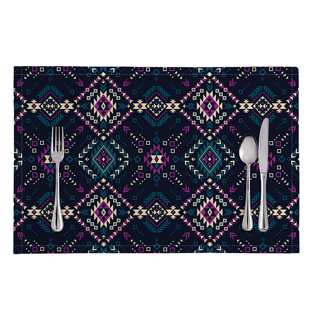 Geometric Ethnic Navajo Pattern Print Placemat
