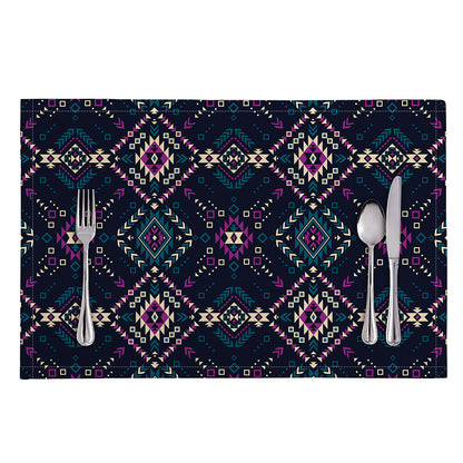 Geometric Ethnic Navajo Pattern Print Placemat