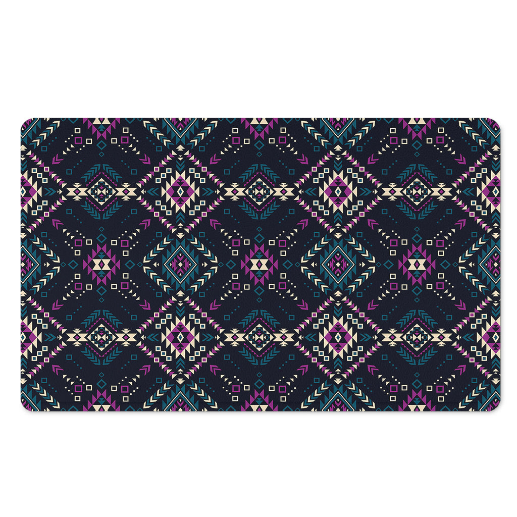 Geometric Ethnic Navajo Pattern Print Polyester Doormat
