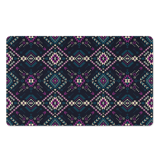 Geometric Ethnic Navajo Pattern Print Polyester Doormat